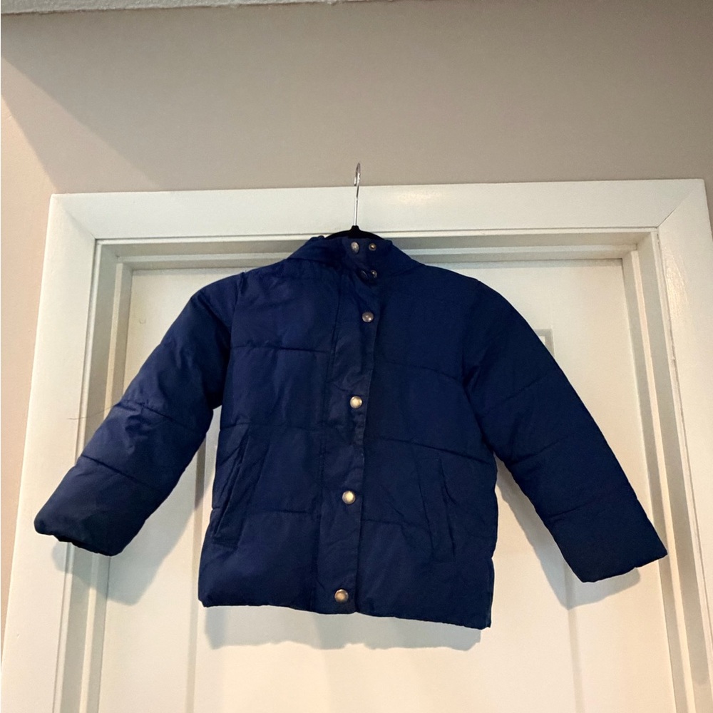 Crewcuts Navy Blue Puffer Jacket for Kids